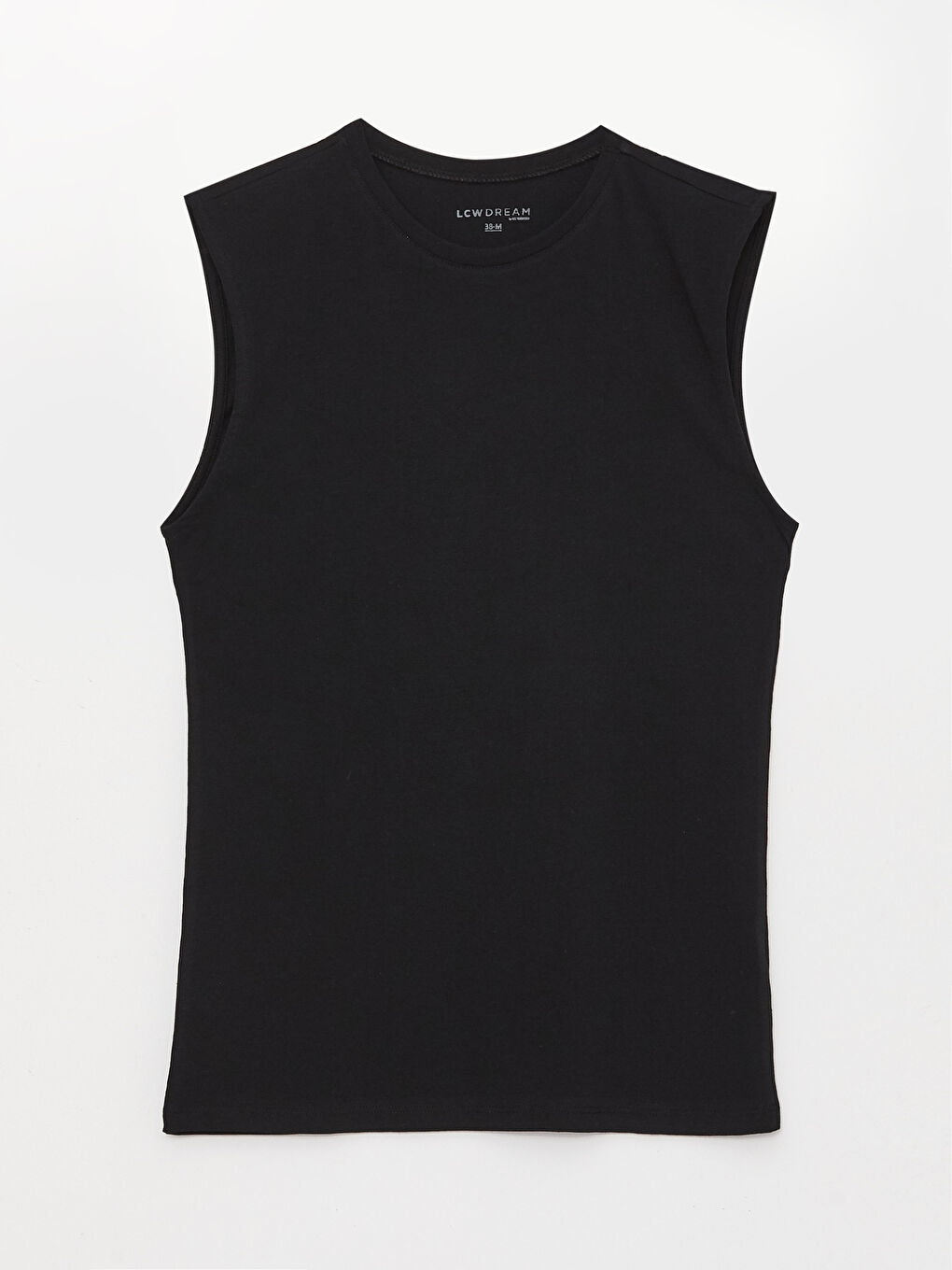 Débardeur Uni à Col Rond pour Femmes-5