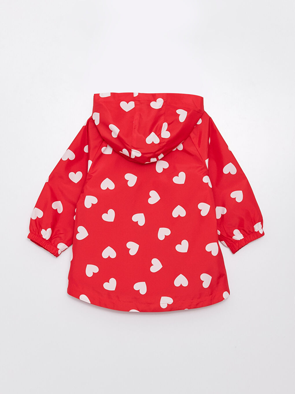 Hooded Long Sleeve Printed Baby Girl Coat -S31452Z1-LTQ