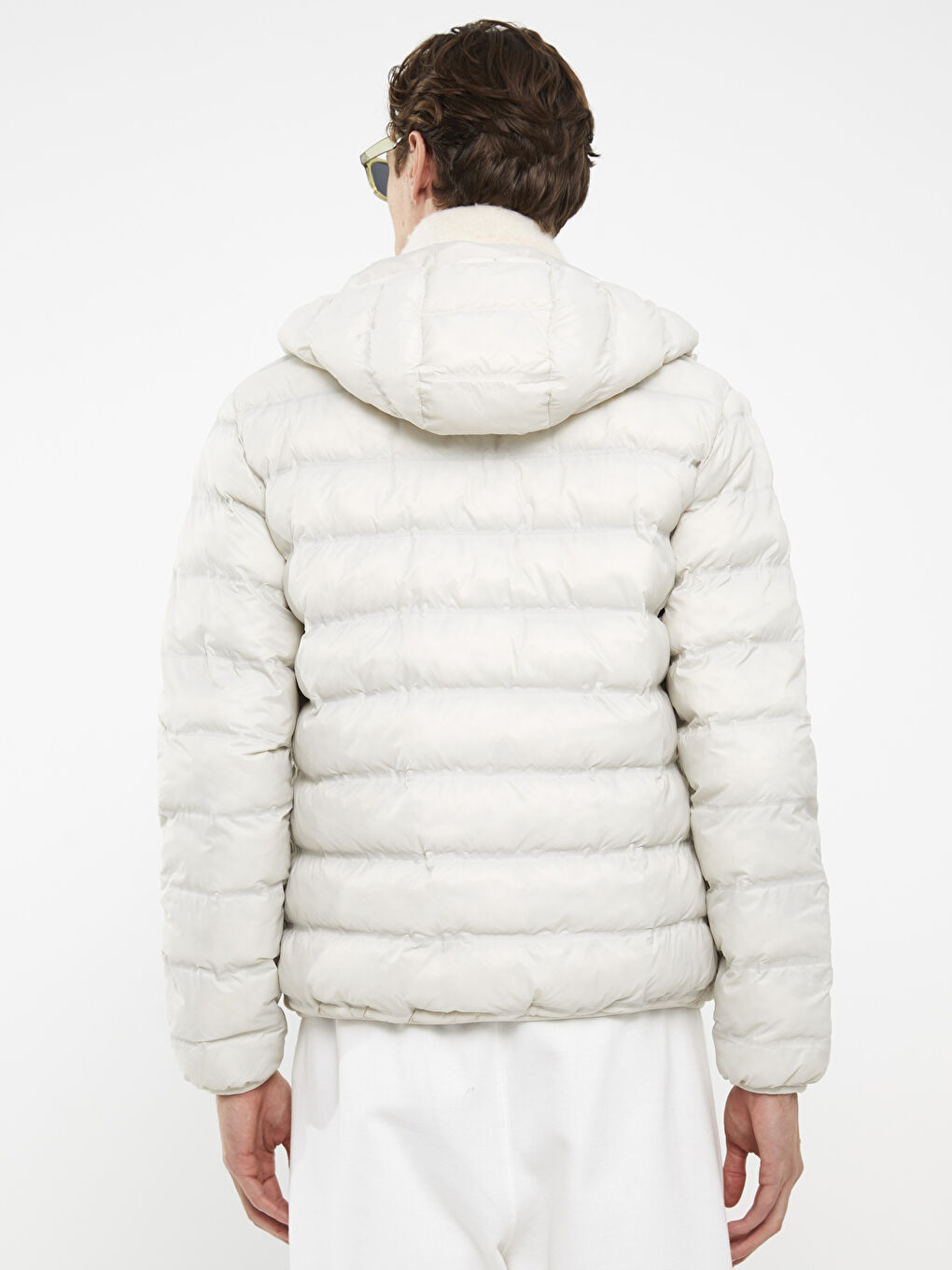 Standard Fit Hooded Men's Puffer Coat -S31461Z8-FYS
