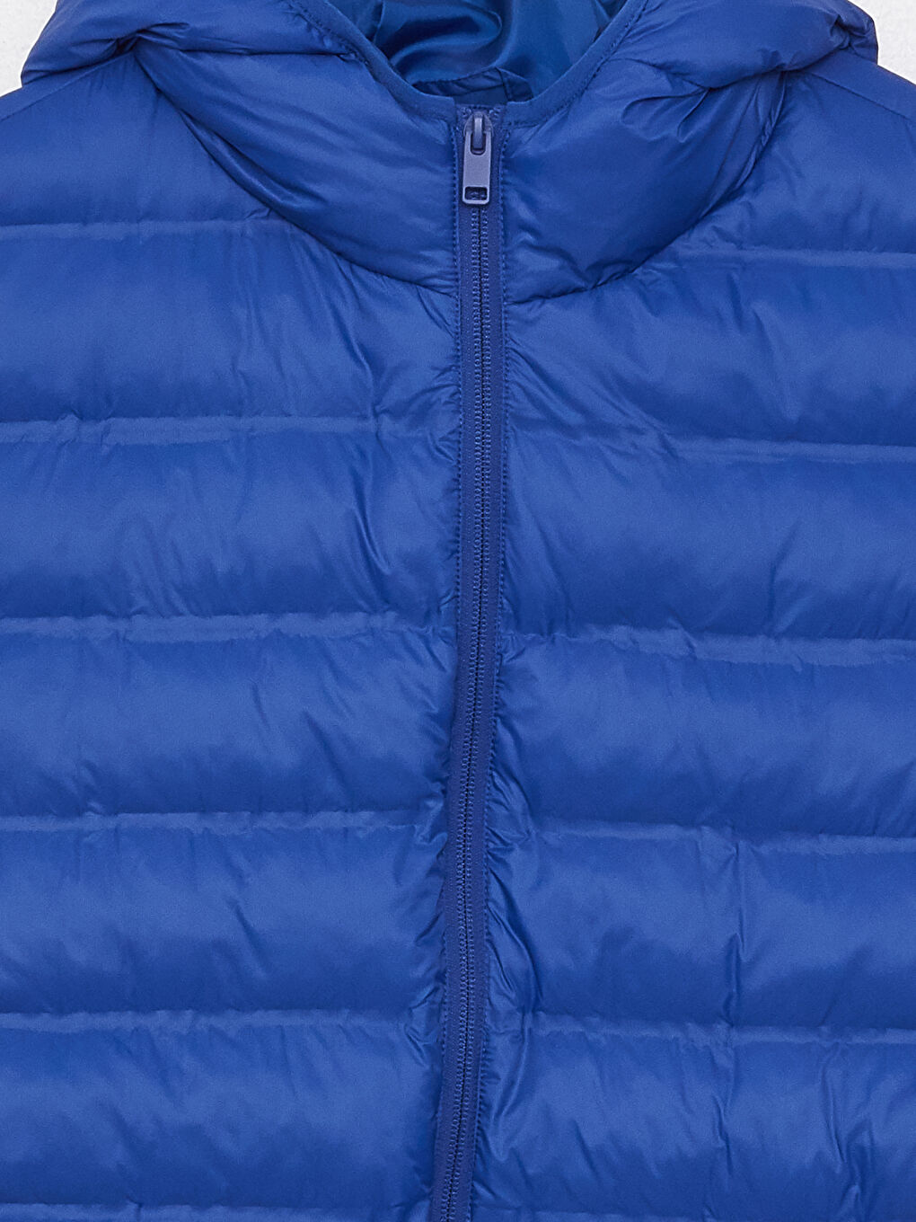 LCW Casual بالطو منتفخ بفتحة عادية بكابوش للرجال -S31461Z8-HRS
