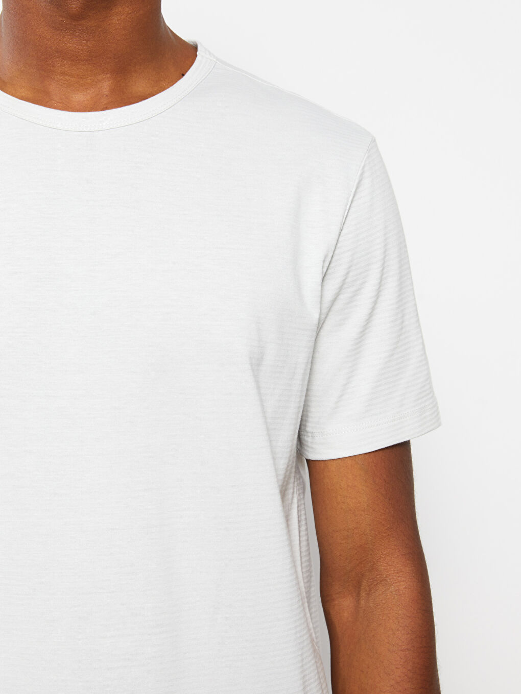 Crew Neck Short Sleeve Men's T-Shirt-3