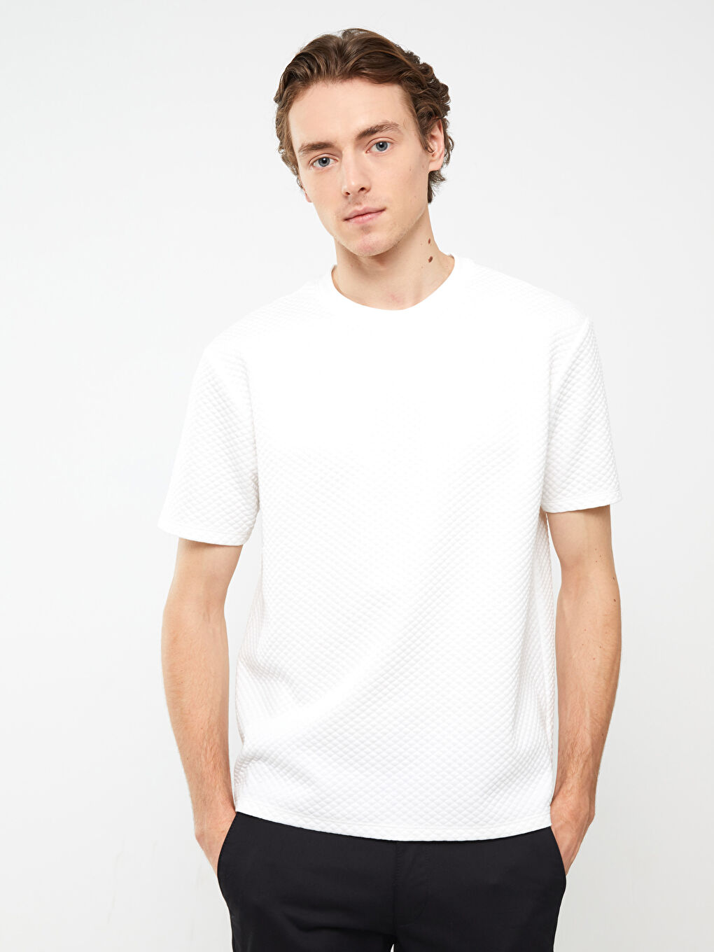 LCW Vision Crew Neck Short Sleeve Men's T-Shirt -S31495Z8-R9J