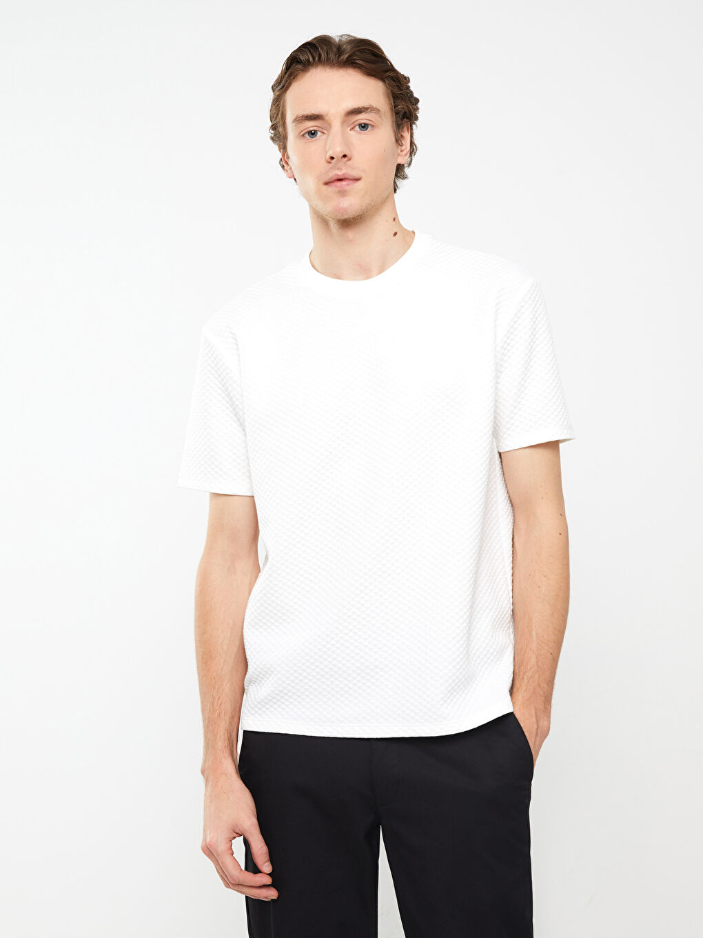 LCW Vision Crew Neck Short Sleeve Men's T-Shirt -S31495Z8-R9J