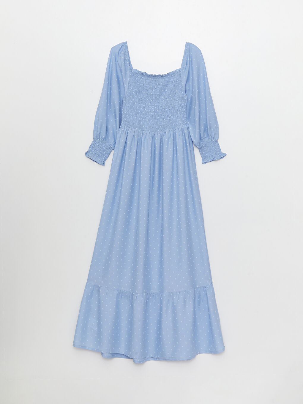 LCWAIKIKI Maternity Square Collar Polka Dot Maternity Dress -S31498Z8-LQQ
