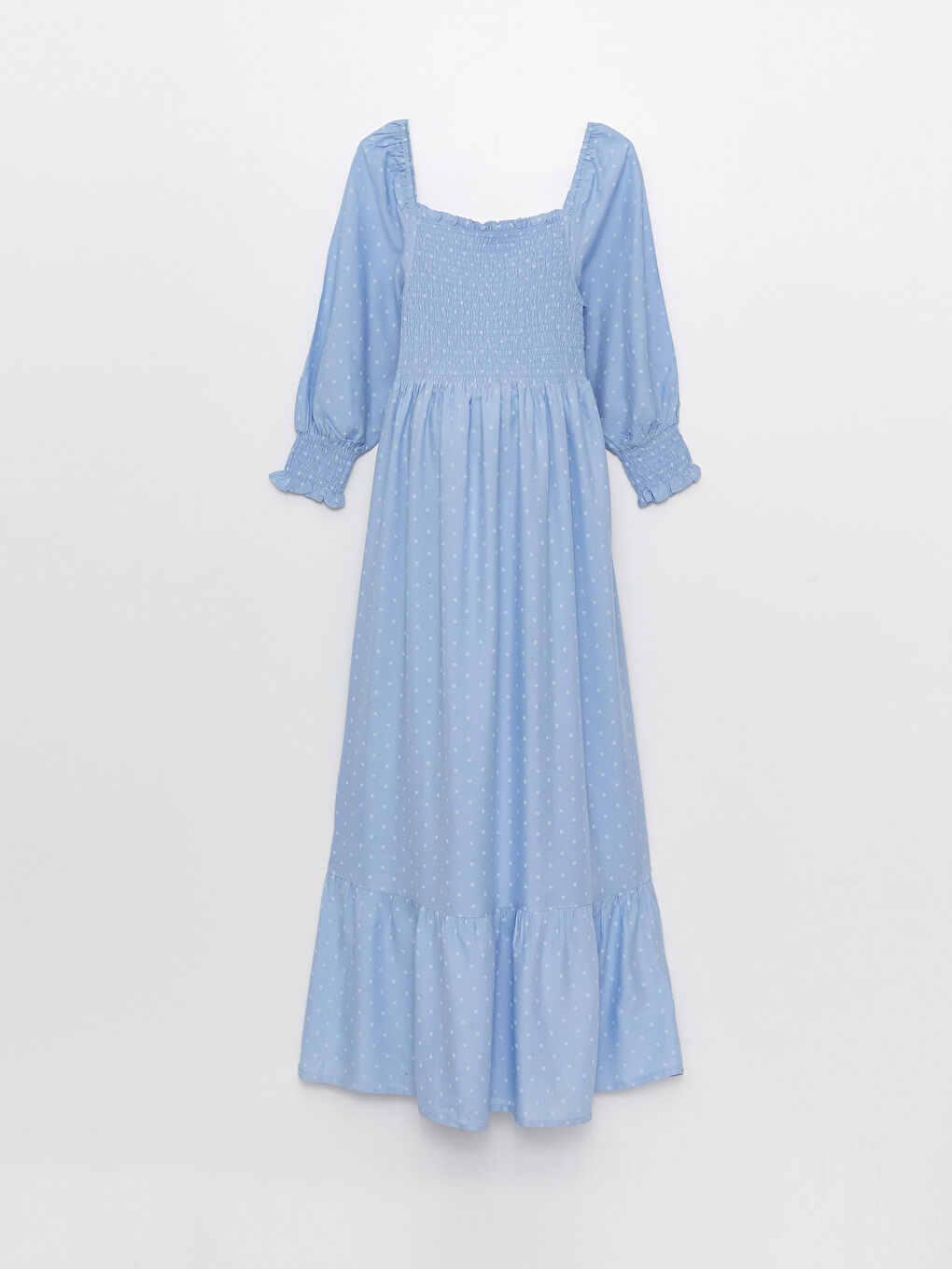 LCWAIKIKI Maternity Square Collar Polka Dot Maternity Dress -S31498Z8-LQQ