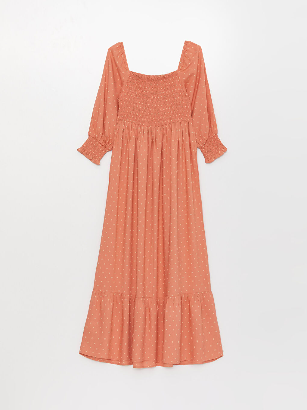 LCWAIKIKI Maternity Square Collar Polka Dot Maternity Dress -S31498Z8-LR8