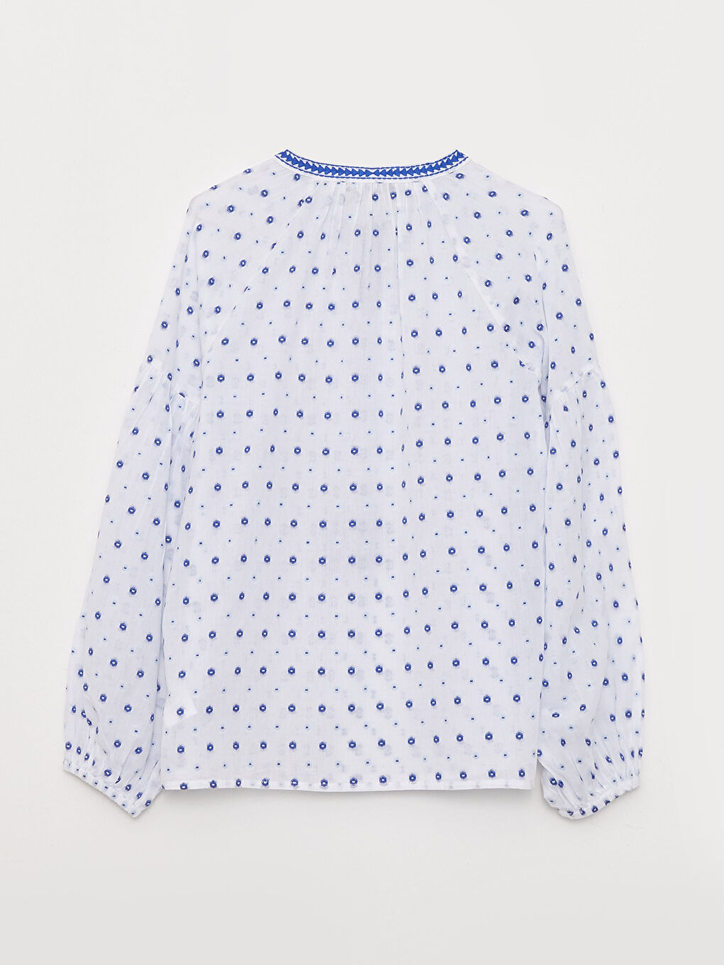LCWAIKIKI Maternity Reverskragen Bedruckte Langarm Umstandsbluse -S31499Z8-E5X