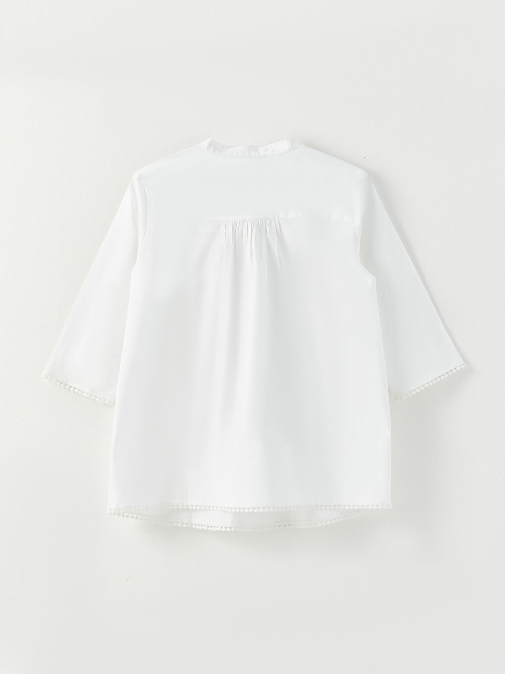 Bluză Maternitate Brodată cu Decolteu Henley-6