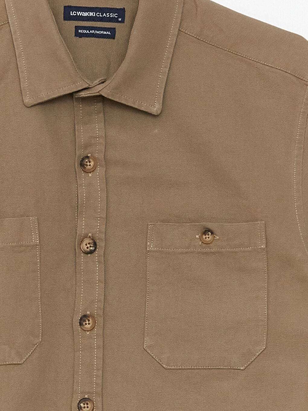 SOUTHBLUE Slim Fit Long Sleeve Gabardine Men's Shirt -S31541Z8-SRW