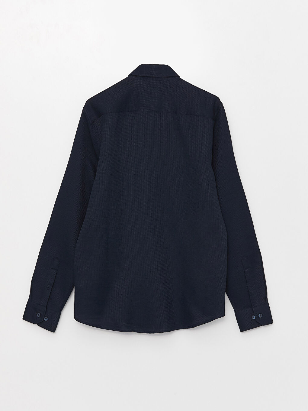 ерлерге арналған тар пішім ұзын жең добби матасы жейде-6