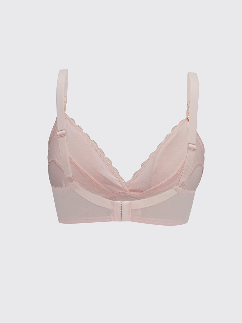 Non-wired Filling Lacy Nursing Bra-1