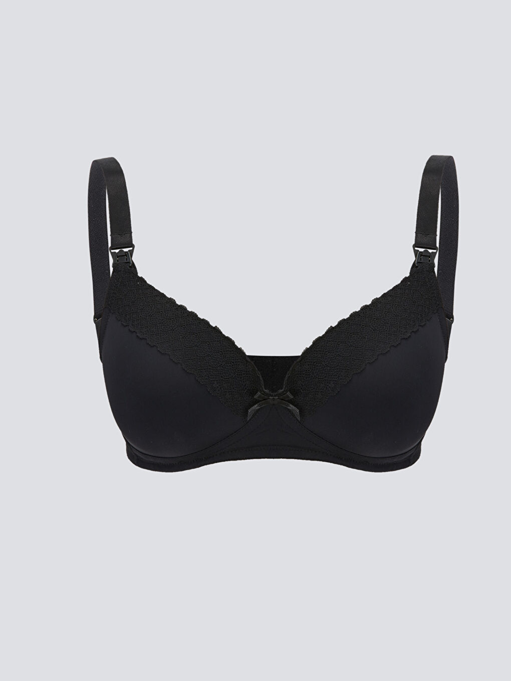 Balensiz Dolgusuz Dantel Detaylı Emzirme Sütyeni