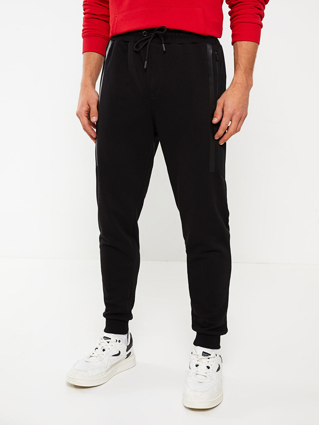 Siyah Slim Fit Erkek Jogger Eşofman Altı-2