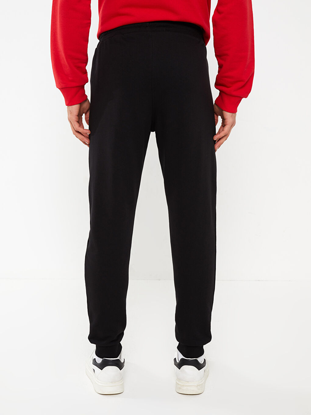 Siyah Slim Fit Erkek Jogger Eşofman Altı-3