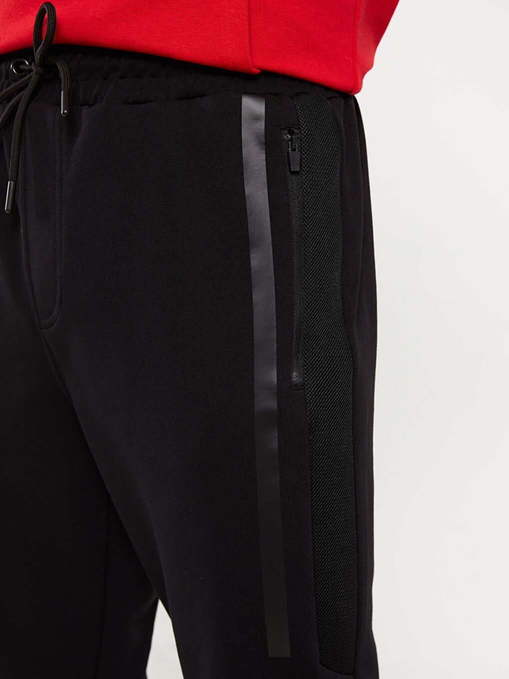 Siyah Slim Fit Erkek Jogger Eşofman Altı-4