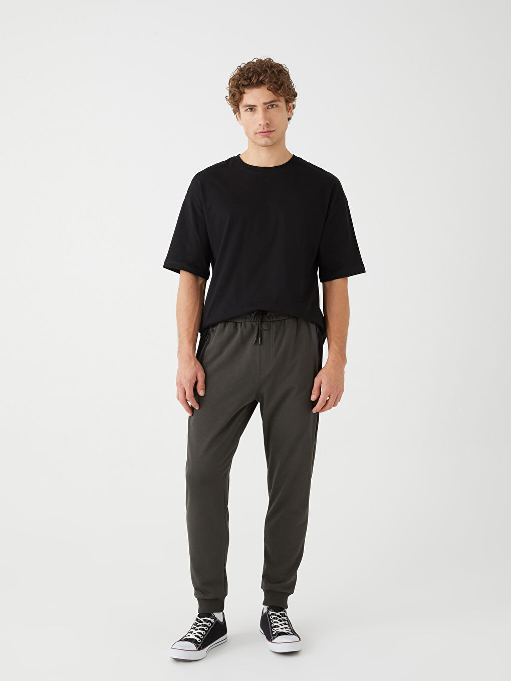 Slim Fit Men's Jogger Sweatpants -S31596Z8-HCM