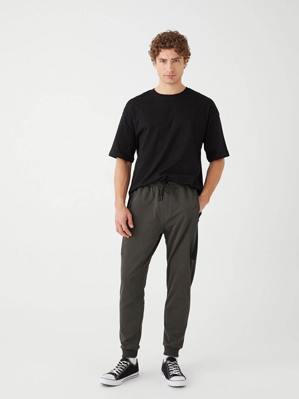 Slim Fit Men's Jogger Sweatpants -S31596Z8-HCM