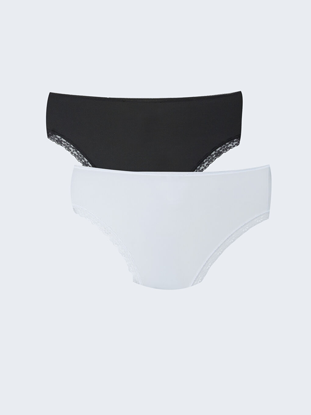 LCW DREAM Siyah Dantel Detaylı Hipster Külot 2'li Paket - 1
