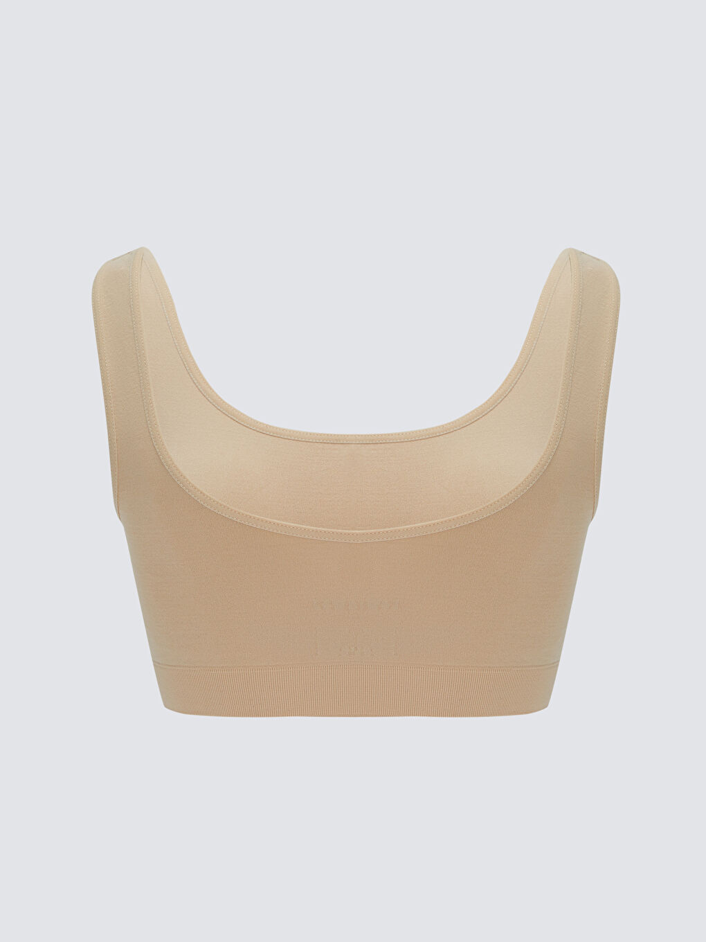 Pembe Balensiz Dolgusuz Düz Seamless Sporcu Sütyen-1