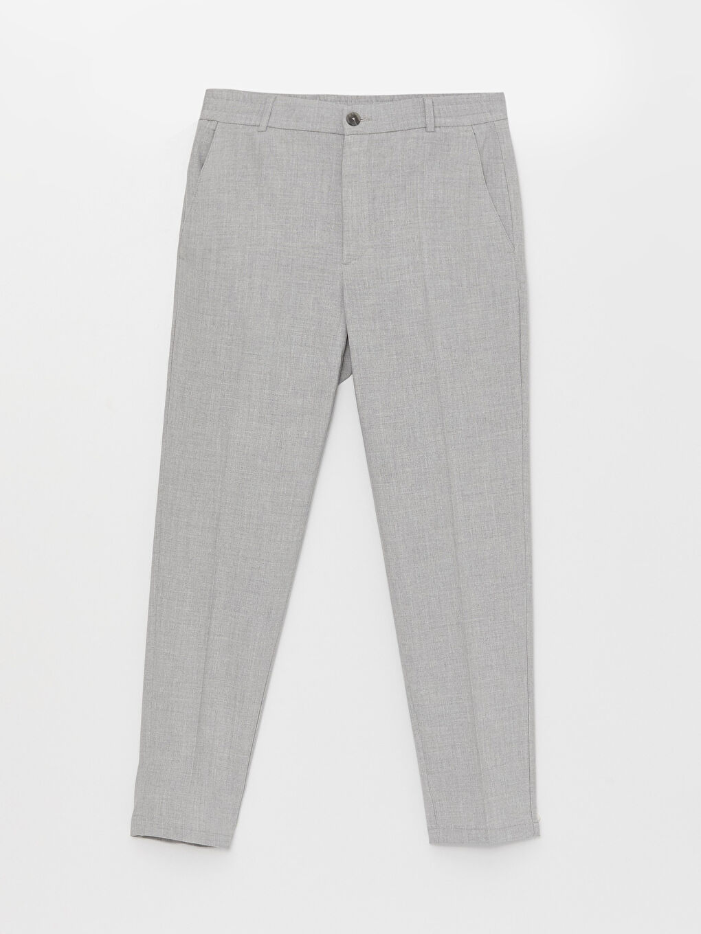 Gri Slim Fit Erkek Pantolon-5