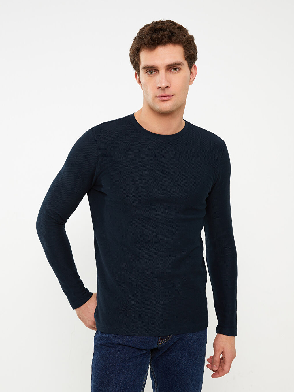 SOUTHBLUE Crew Neck Long Sleeve Men's Sweatshirt -S31633Z8-KN7