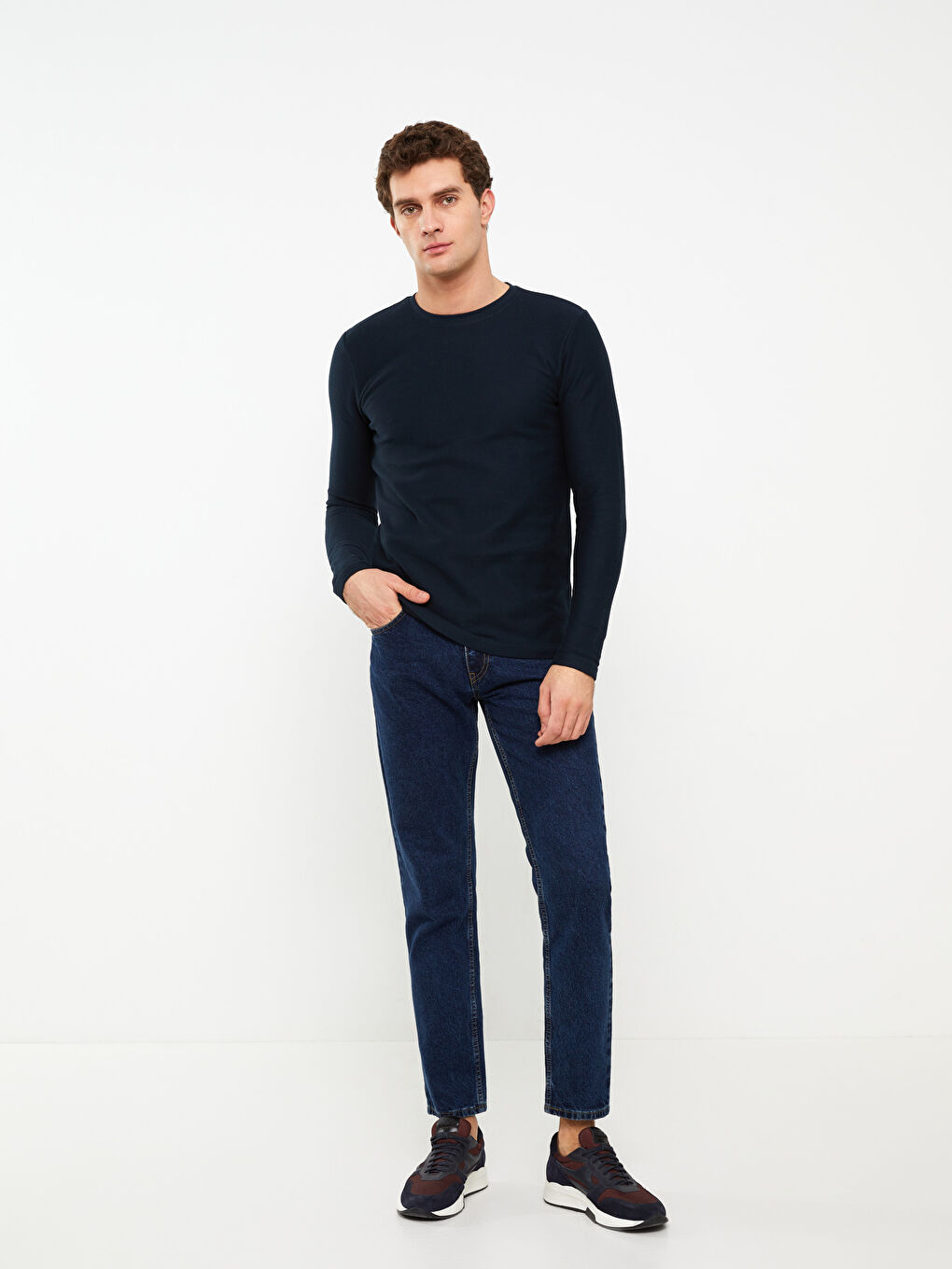 SOUTHBLUE Crew Neck Long Sleeve Men's Sweatshirt -S31633Z8-KN7