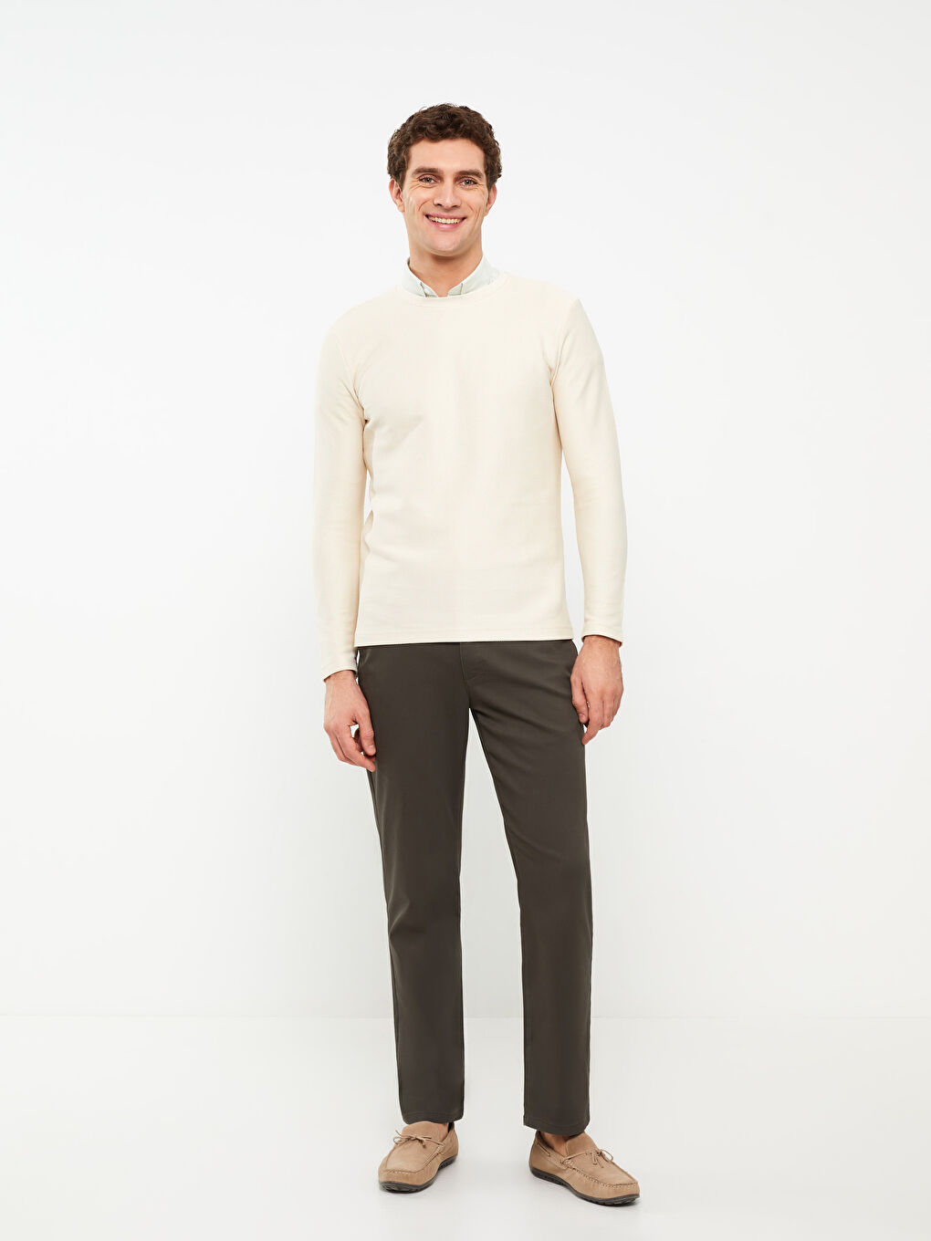SOUTHBLUE Crew Neck Long Sleeve Men's Sweatshirt -S31633Z8-SGT