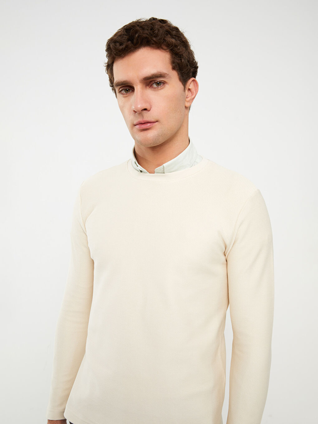 SOUTHBLUE Crew Neck Long Sleeve Men's Sweatshirt -S31633Z8-SGT