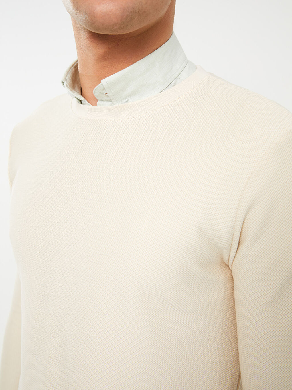 SOUTHBLUE Crew Neck Long Sleeve Men's Sweatshirt -S31633Z8-SGT