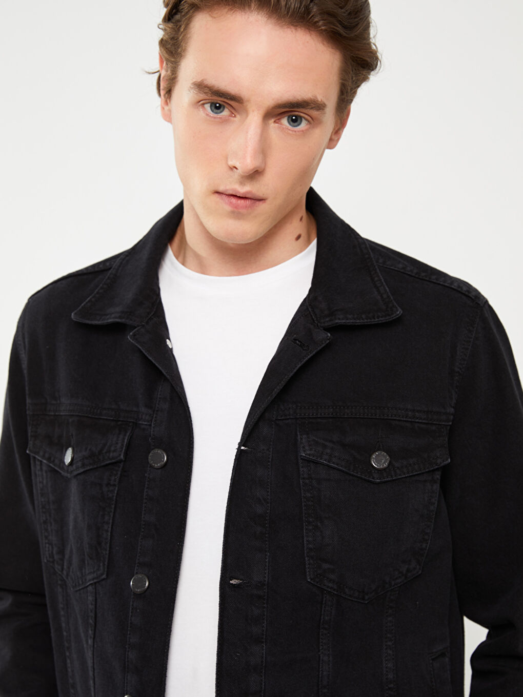 Standard Fit Men's Jean Jacket -S31640Z8-326