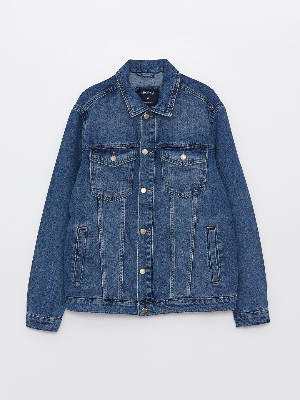 Standard Fit Men's Denim Jacket -S31641Z8-H45