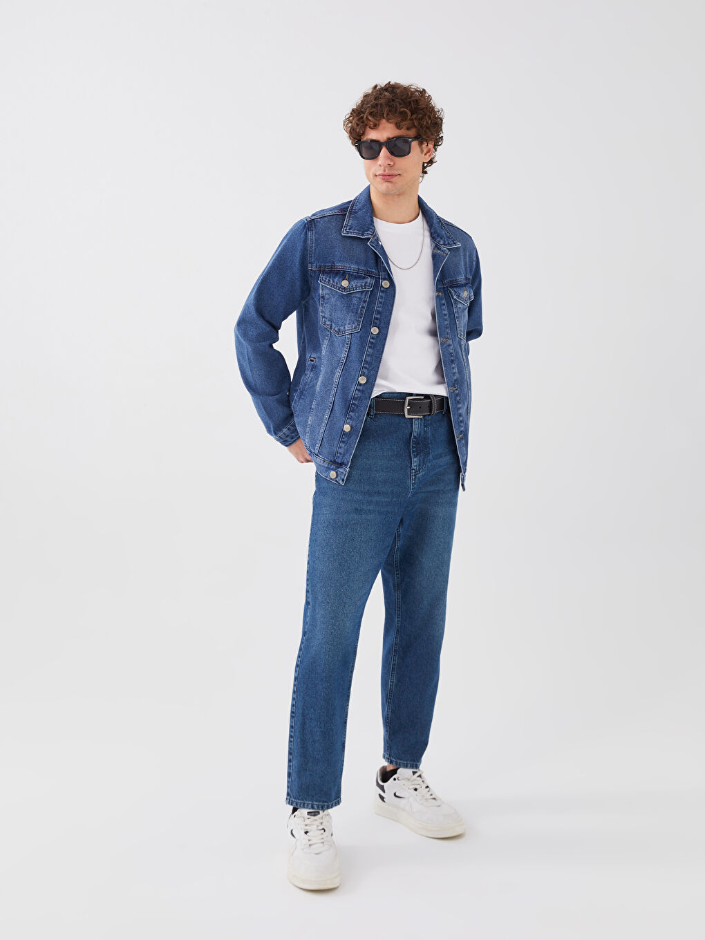 Standard Fit Men's Denim Jacket -S31641Z8-H45