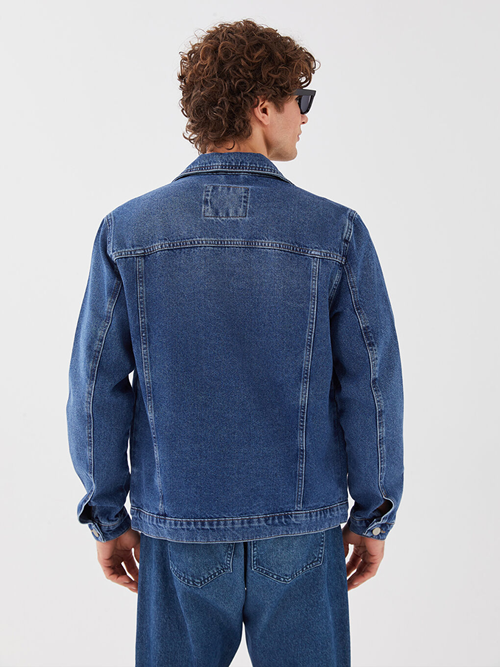 Standard Fit Men's Denim Jacket -S31641Z8-H45