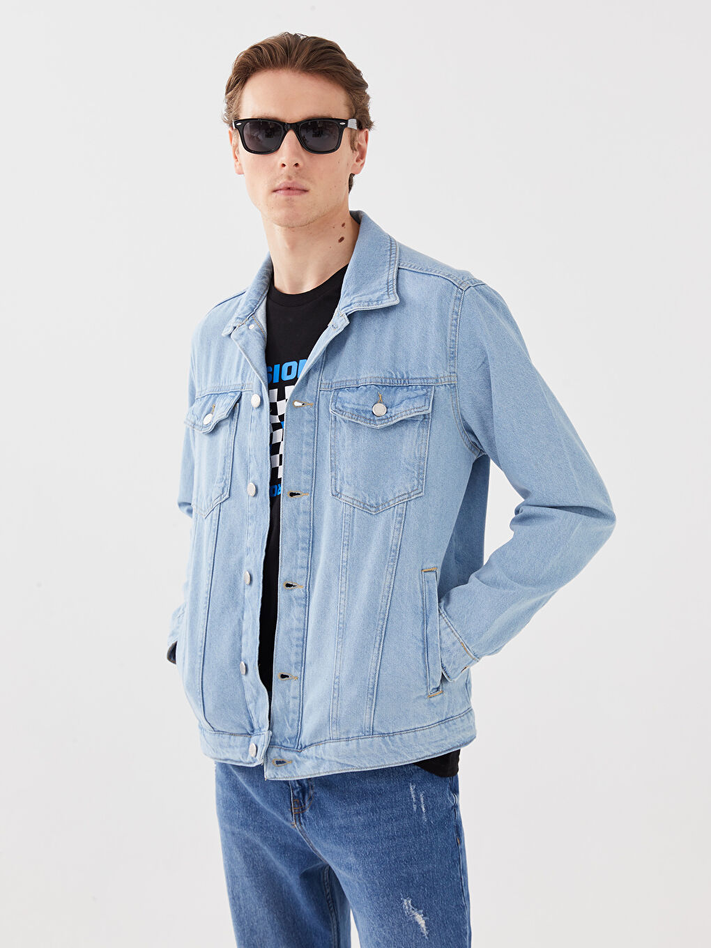 Standard Fit Men's Denim Jacket