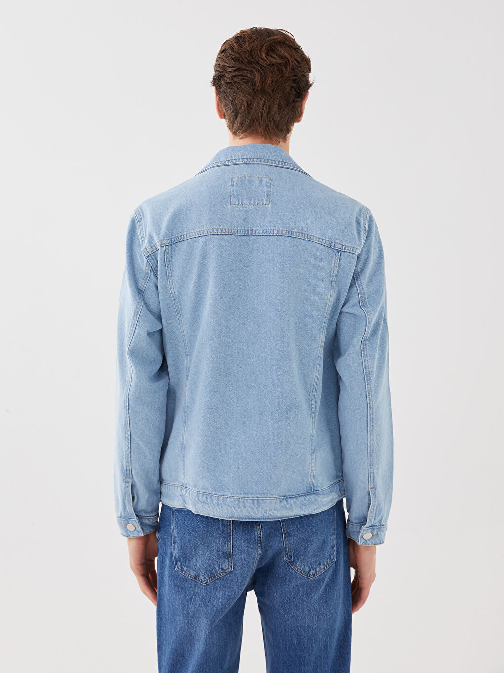 Standard Fit Men's Denim Jacket-4