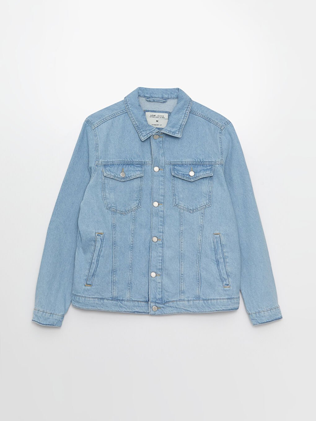 Standard Fit Men's Denim Jacket-5