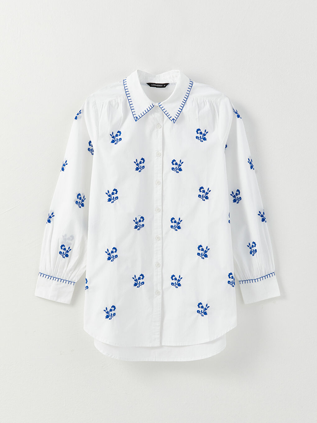 Embroidered Women's Shirt Tunic -S31665Z8-S23
