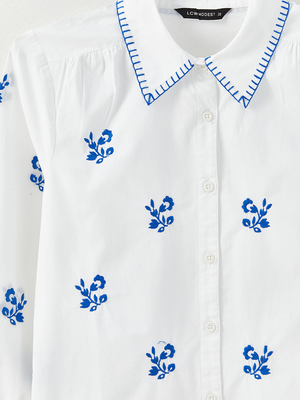Embroidered Women's Shirt Tunic -S31665Z8-S23
