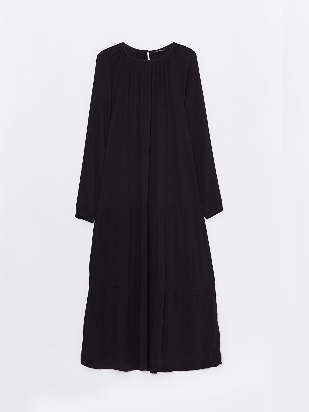 Crew Neck Plain Long Sleeve Women's Dress -S31668Z8-RQL