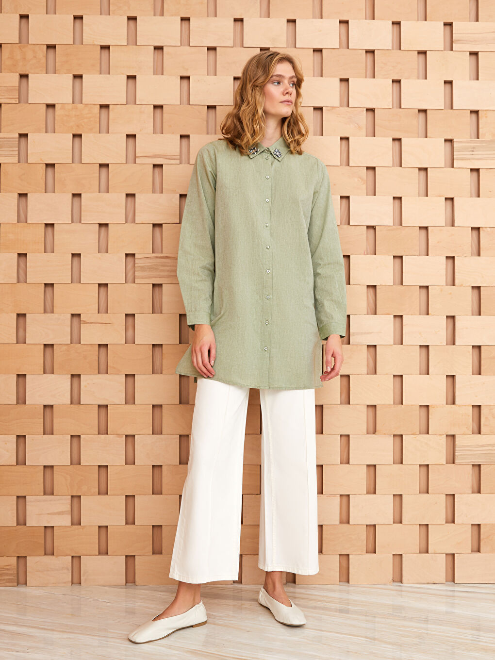 Embroidered Women's Shirt Tunic-2