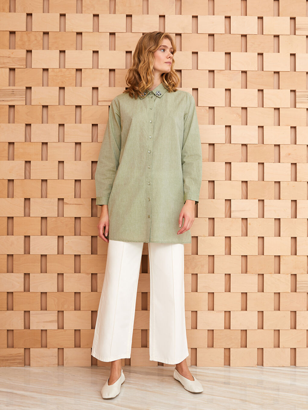 Embroidered Women's Shirt Tunic-3