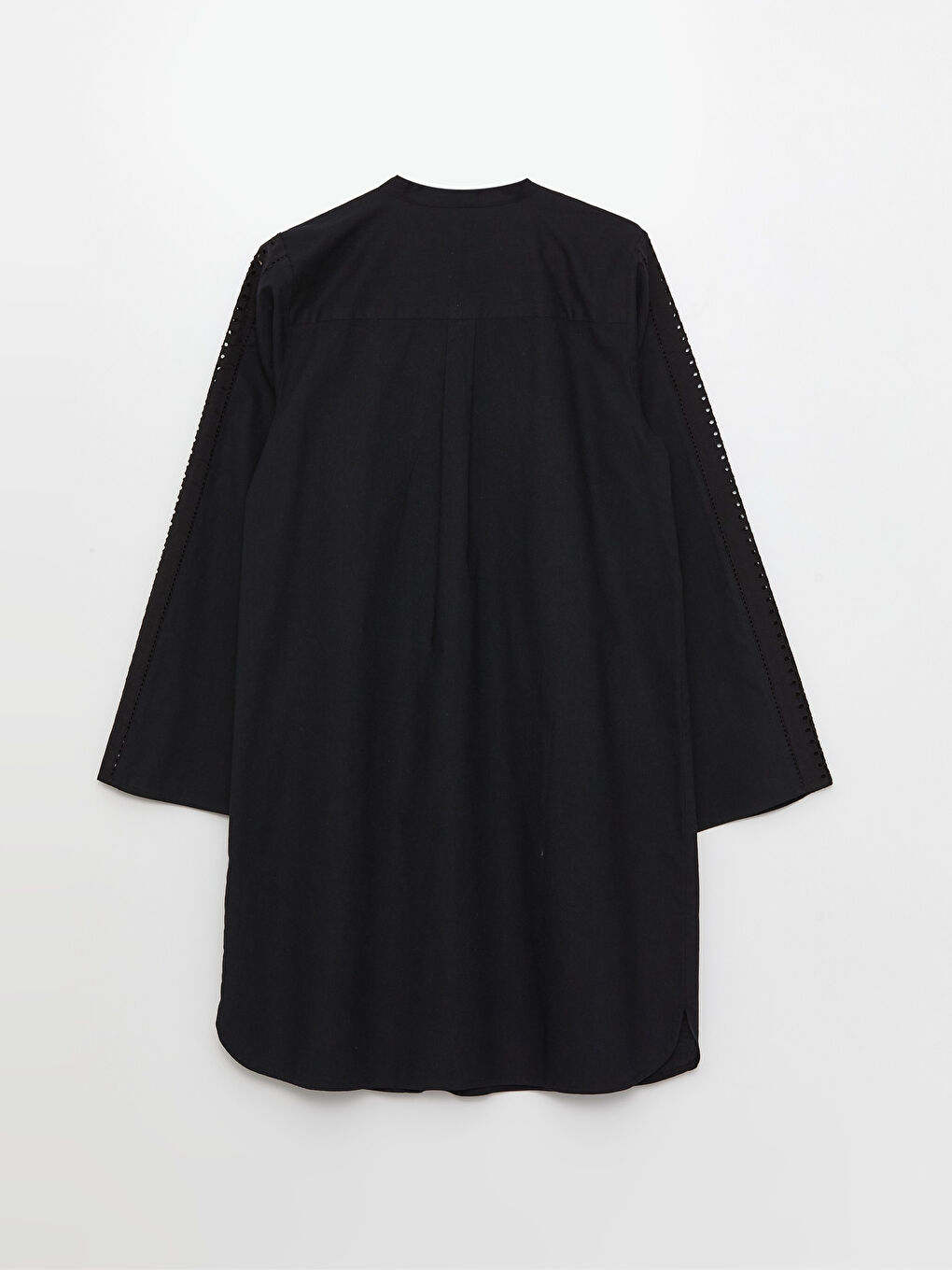 Grandad Collar Embroidered Long Sleeve Women's Tunic -S31672Z8-RQL