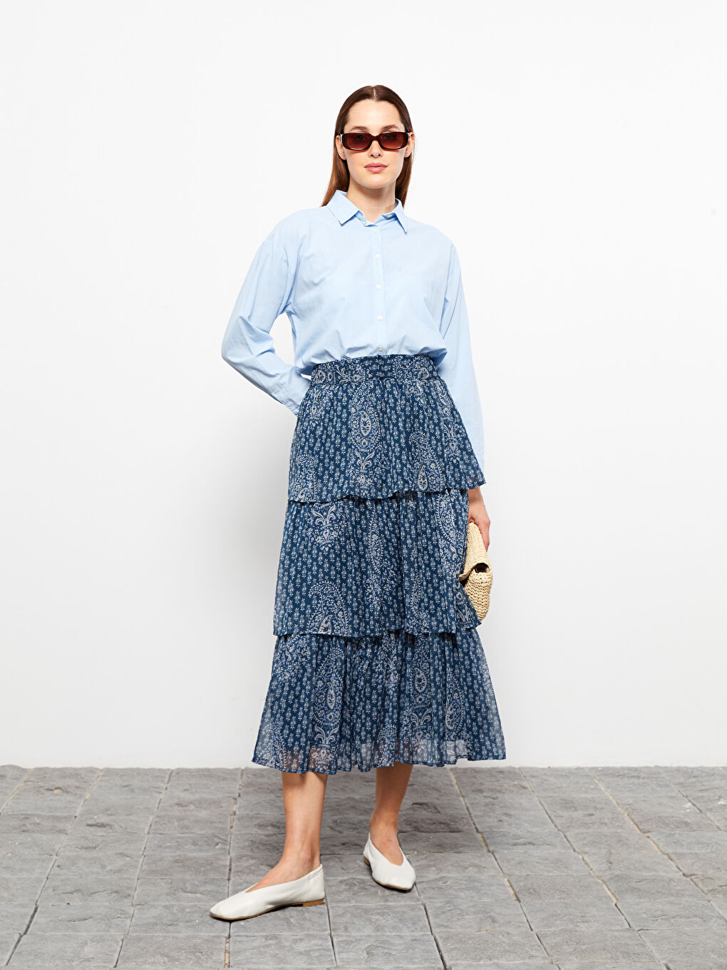 جيبة واسعة مريحة للسيدات-1