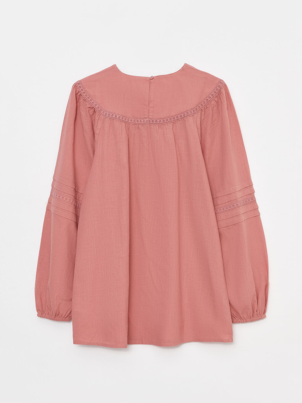 Crew Neck Printed Long Sleeve Women's Tunic-6