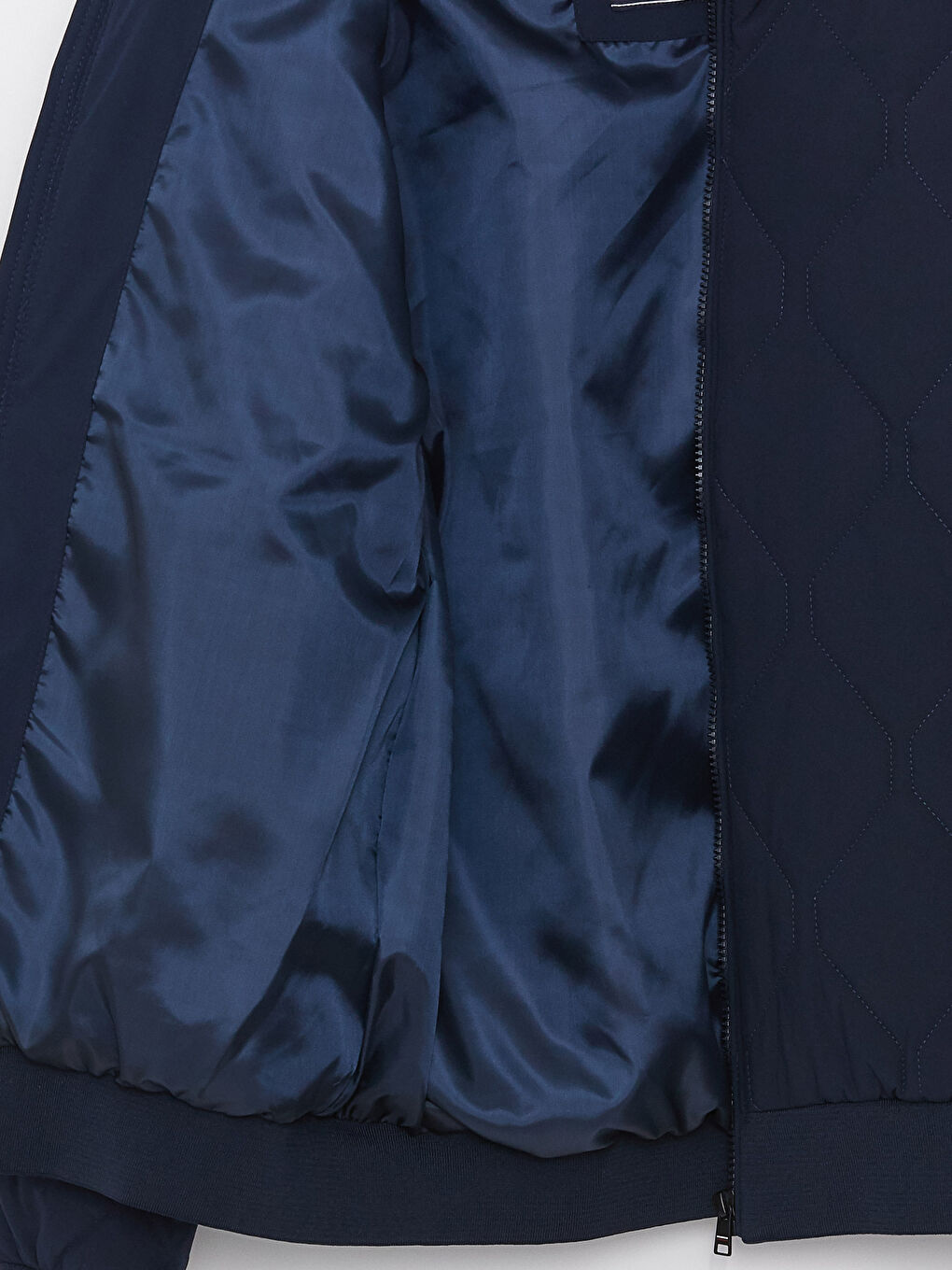 Ерлерге арналған стандартты пішім байкер жағалы пуховик пальто-7