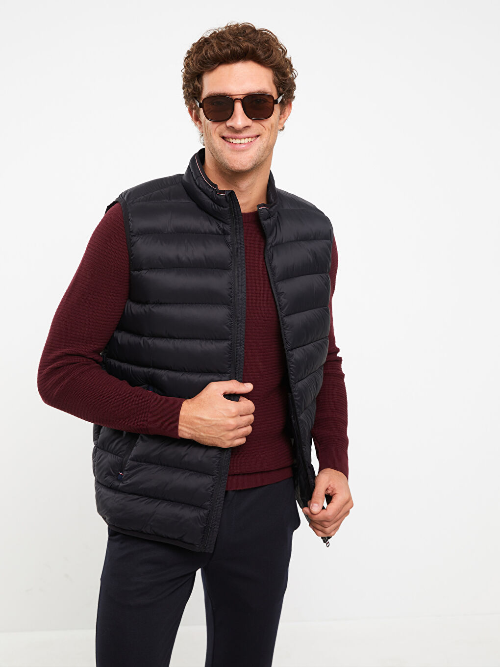 SOUTHBLUE Standard Fit Funnel Neck Men's Puffer Gilet -S31716Z8-CVL