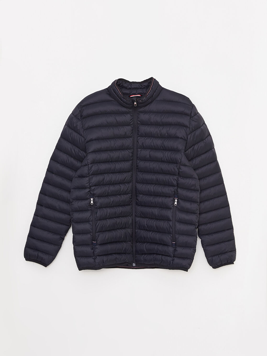 بالطو منتفخ بياقة قمع للرجال بمقاس عادي-5