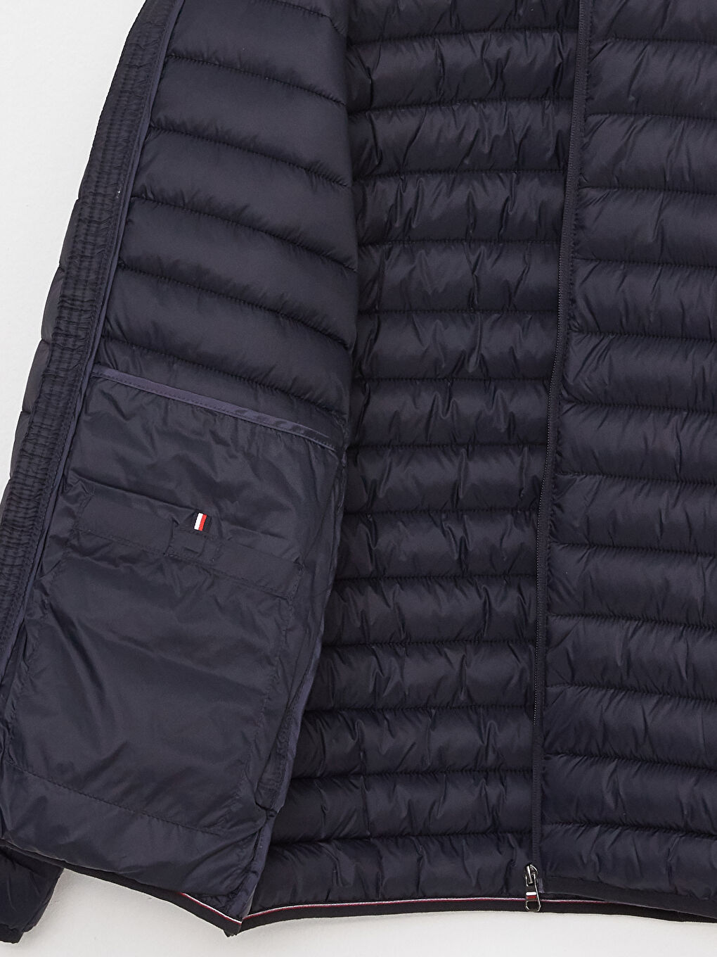 بالطو منتفخ بياقة قمع للرجال بمقاس عادي-7