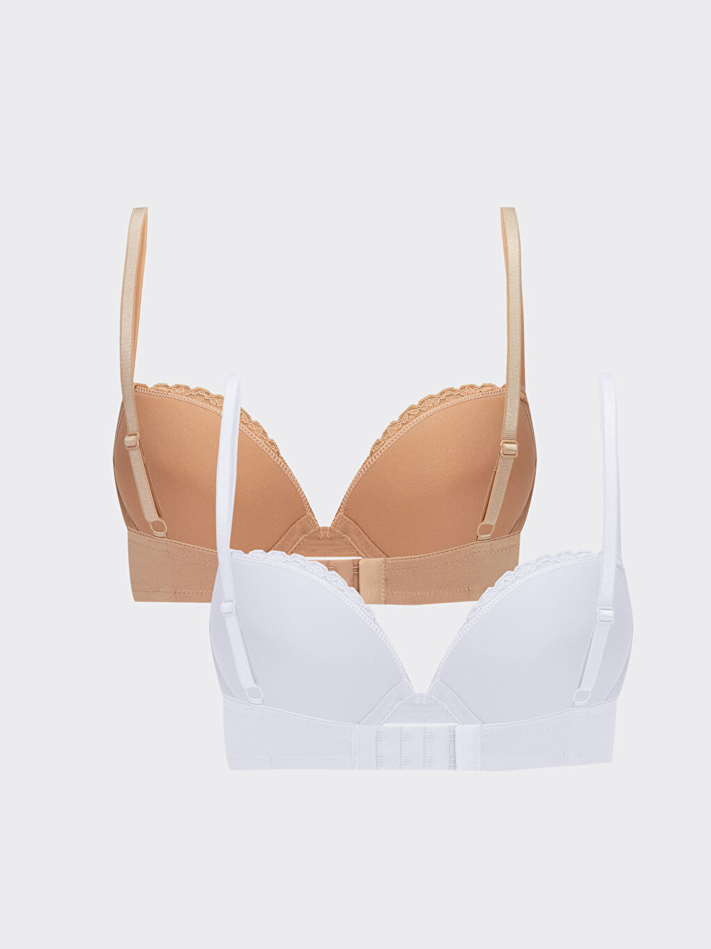 Underwire Unfilled Lace Detailed T-Shirt Bra 2-Pack -S31738Z8-FFB