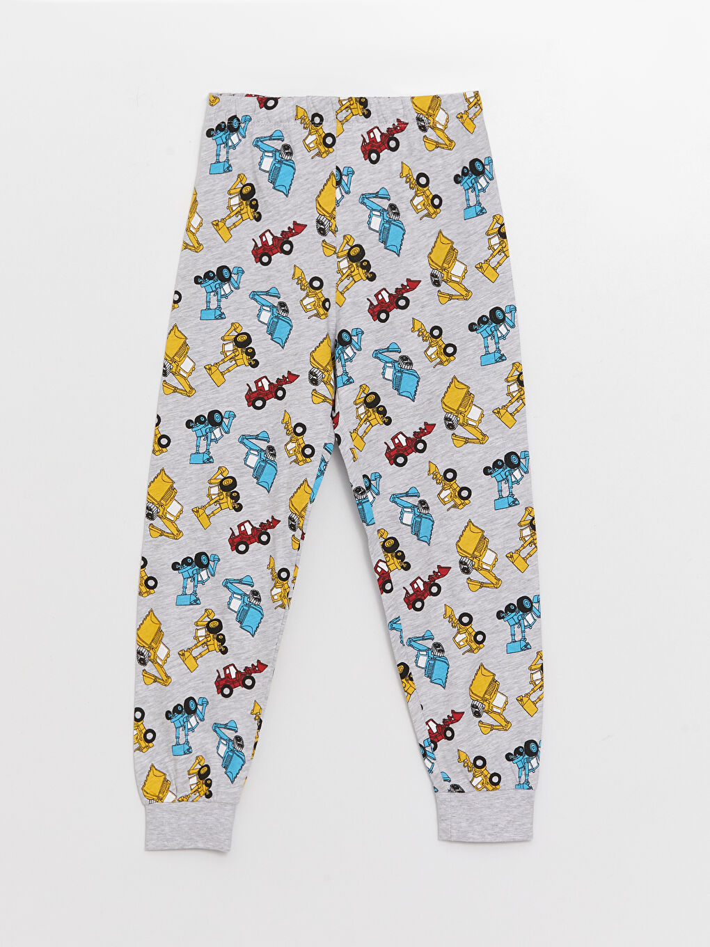 Crew Neck Printed Long Sleeve Boys' Pyjama Set-2